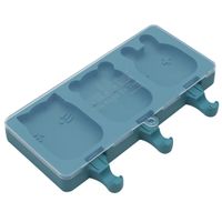 We Might Be Tiny Silicone Popsicle Mould With Lid & Sticks - Blue Dusk
